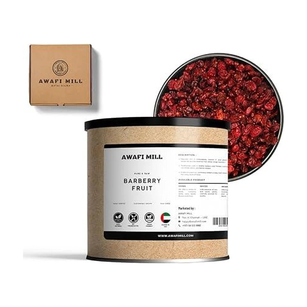AWAFI MILL Barberries | Zereshk Barberry Berries - 100 g | 3.5 Oz | Welaza