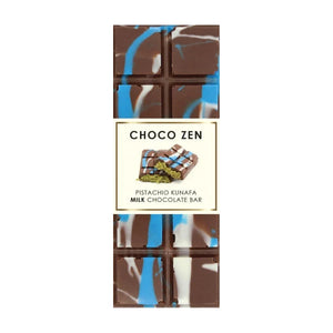 Choco Zen Pistachio Kunafa Milk Dubai Chocolate Bar - 100g