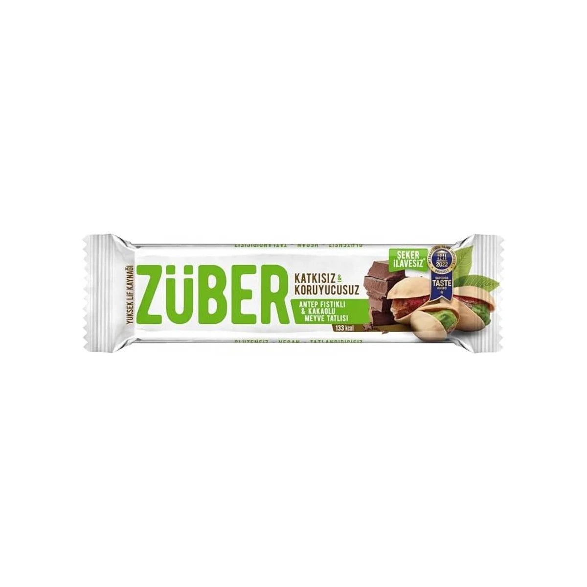 ZÜBER Pistachio & Cocoa Fruit Bar 35g