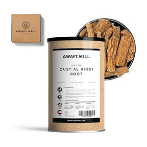 AWAFI MILL Qust Al Hindi Indian Costus Root - 100 g | 3.5 Oz | Welaza