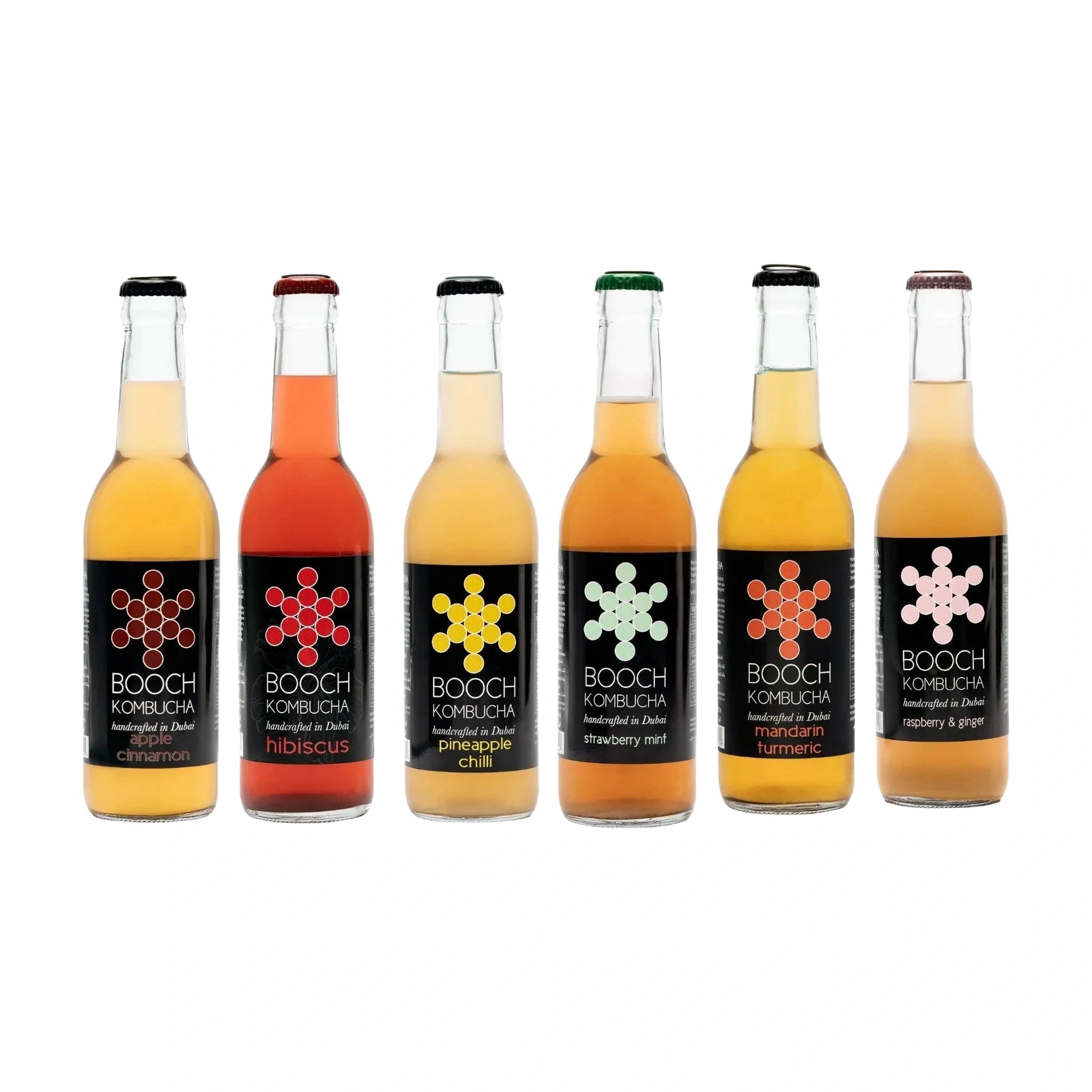 Booch Kombucha (6)Assorted Flavors 300ml Each Combo