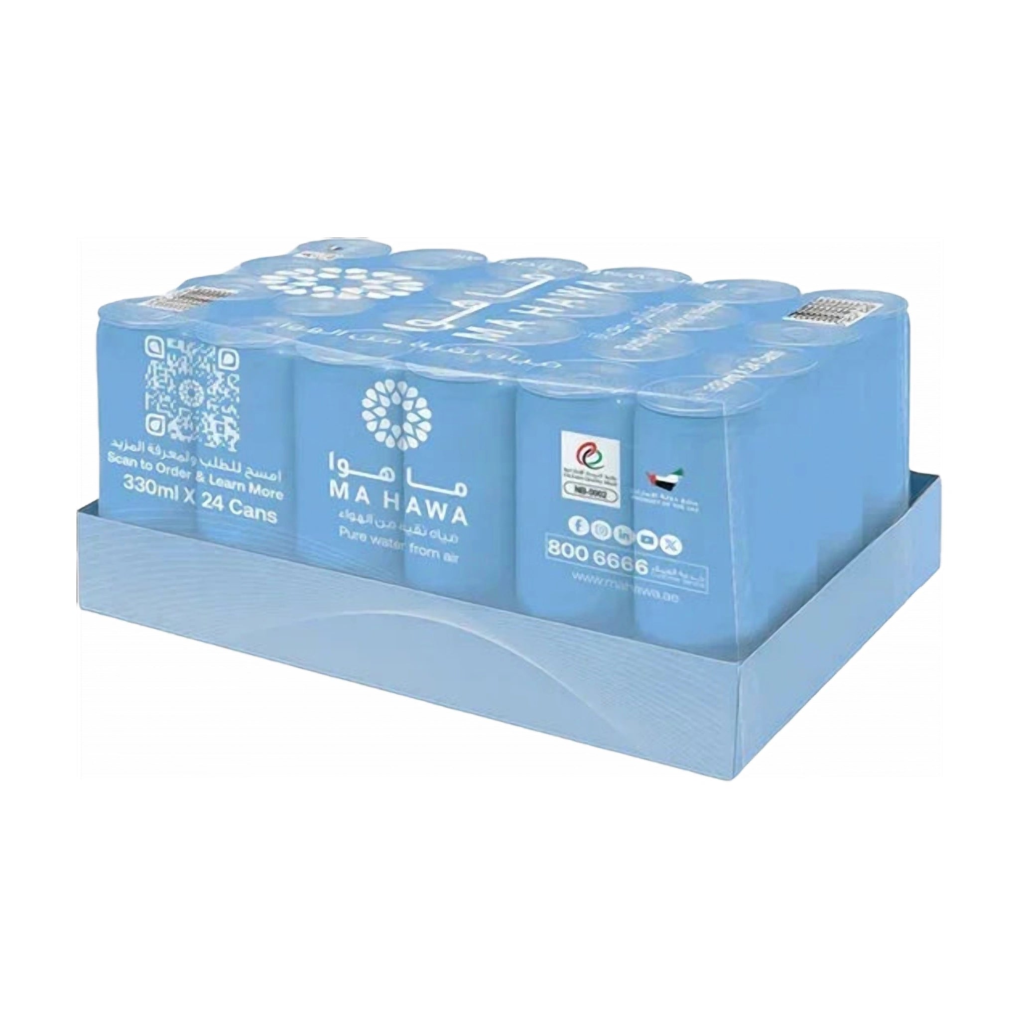 Ma Hawa Bottled Drinking Still Water Can 24 x 330ml Pack