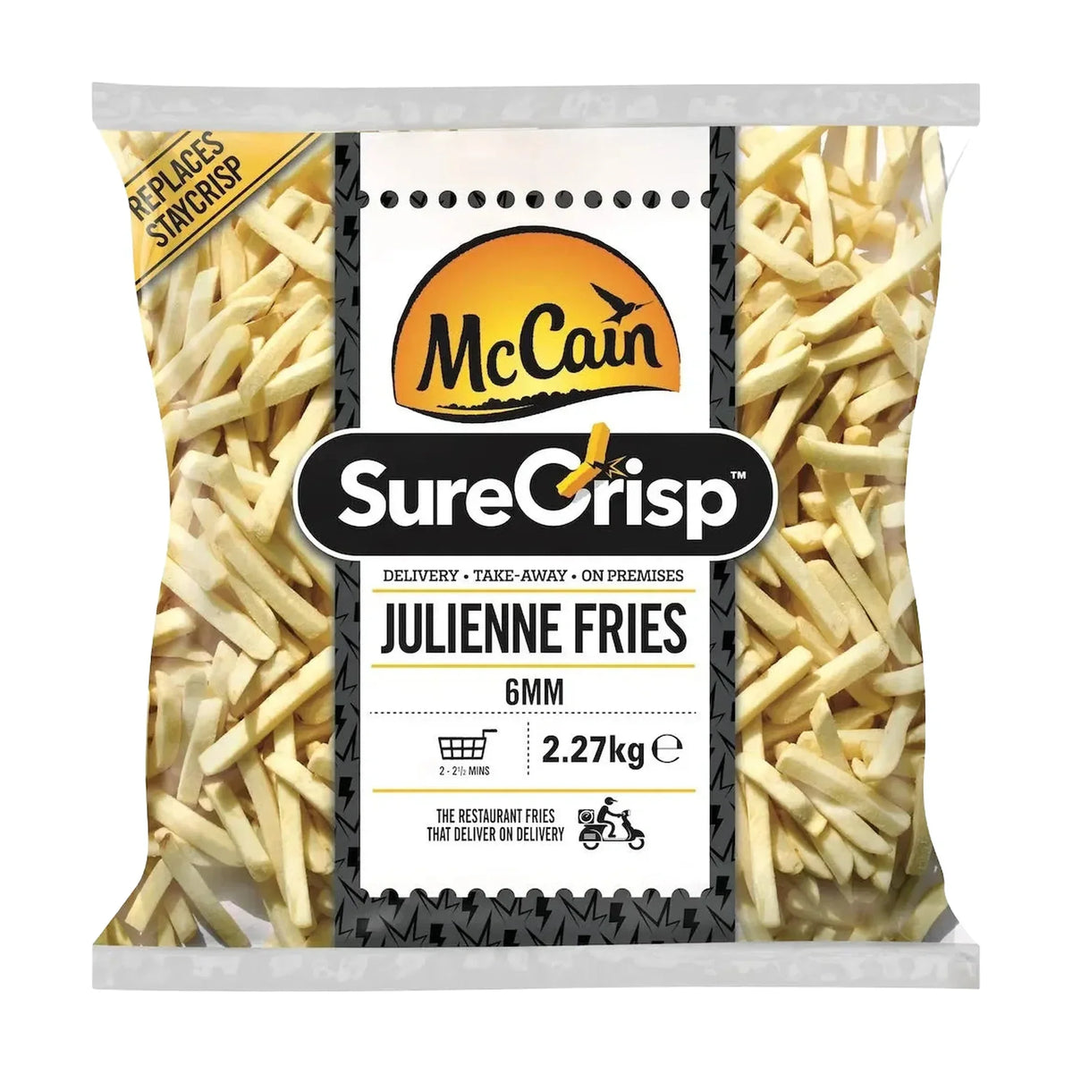 McCain Julienne Fries, 6 mm, 2.5 kg