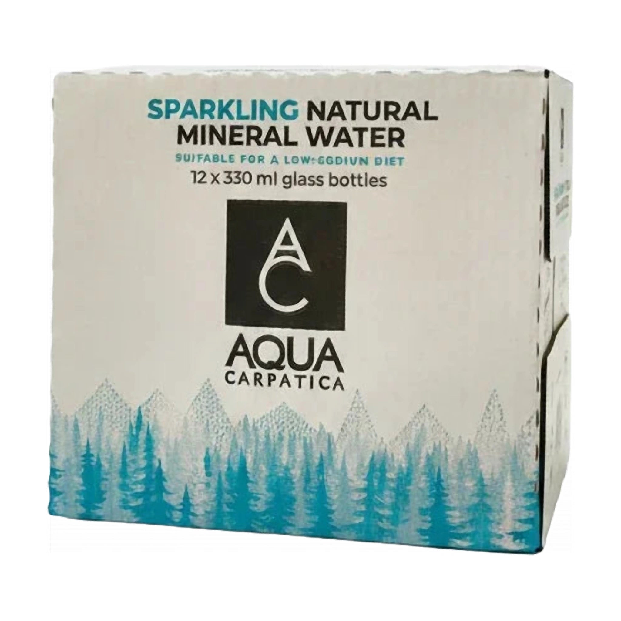 Aqua Carpatica Sparkling Glass bottle Natural Mineral Water