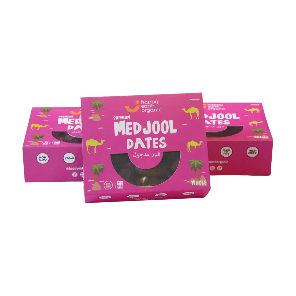 Happy Earth Organic Medjool Dates 500g | Welaza