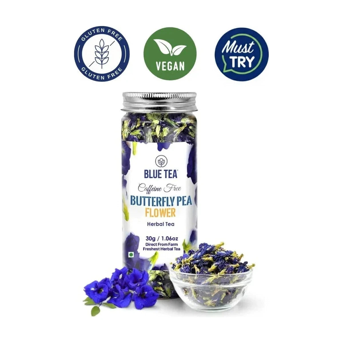 Blue Tea Butterfly Pea Flower 30g | Welaza