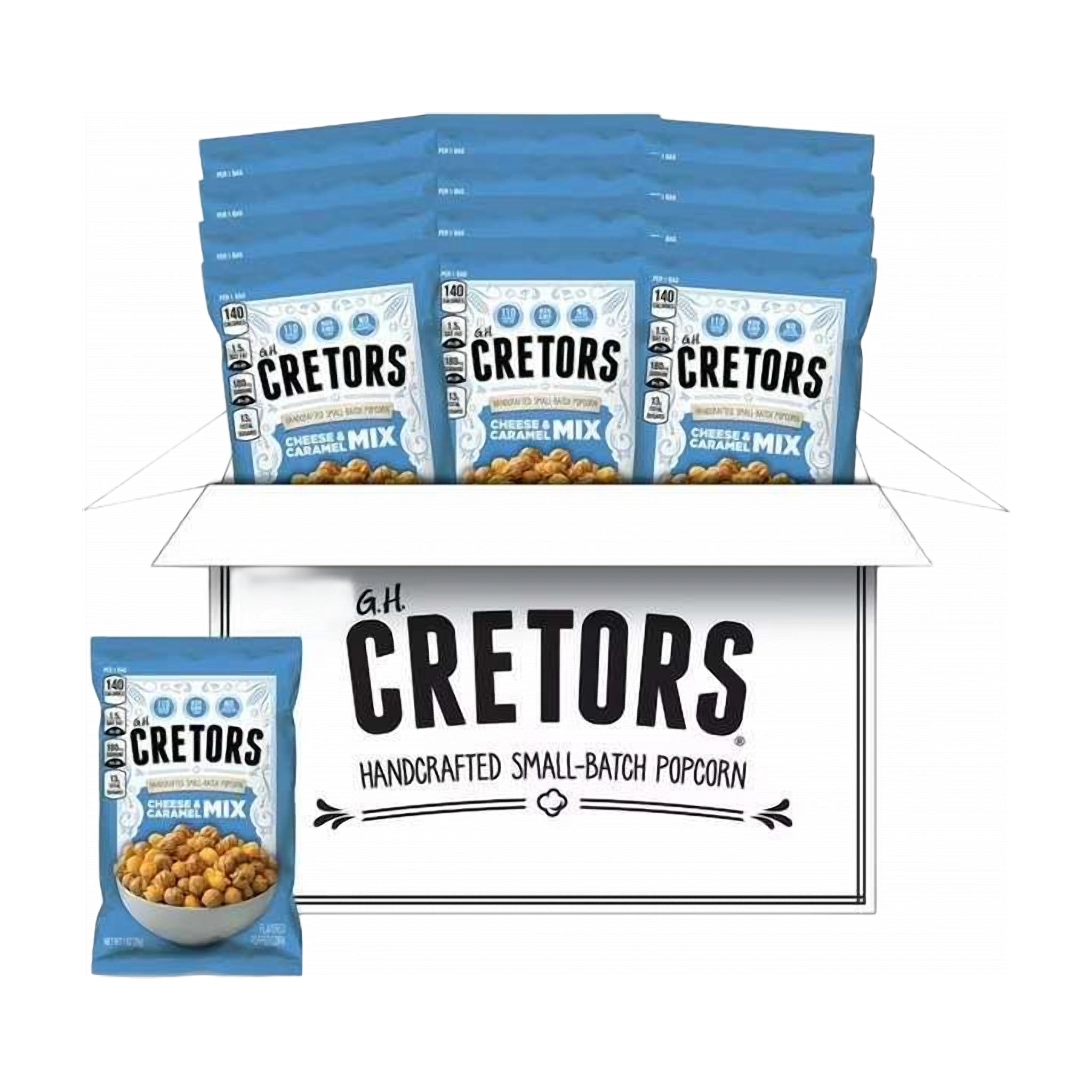 CRETORS Cheese & Caramel Mix Popcorn, 43g - 12 pk.