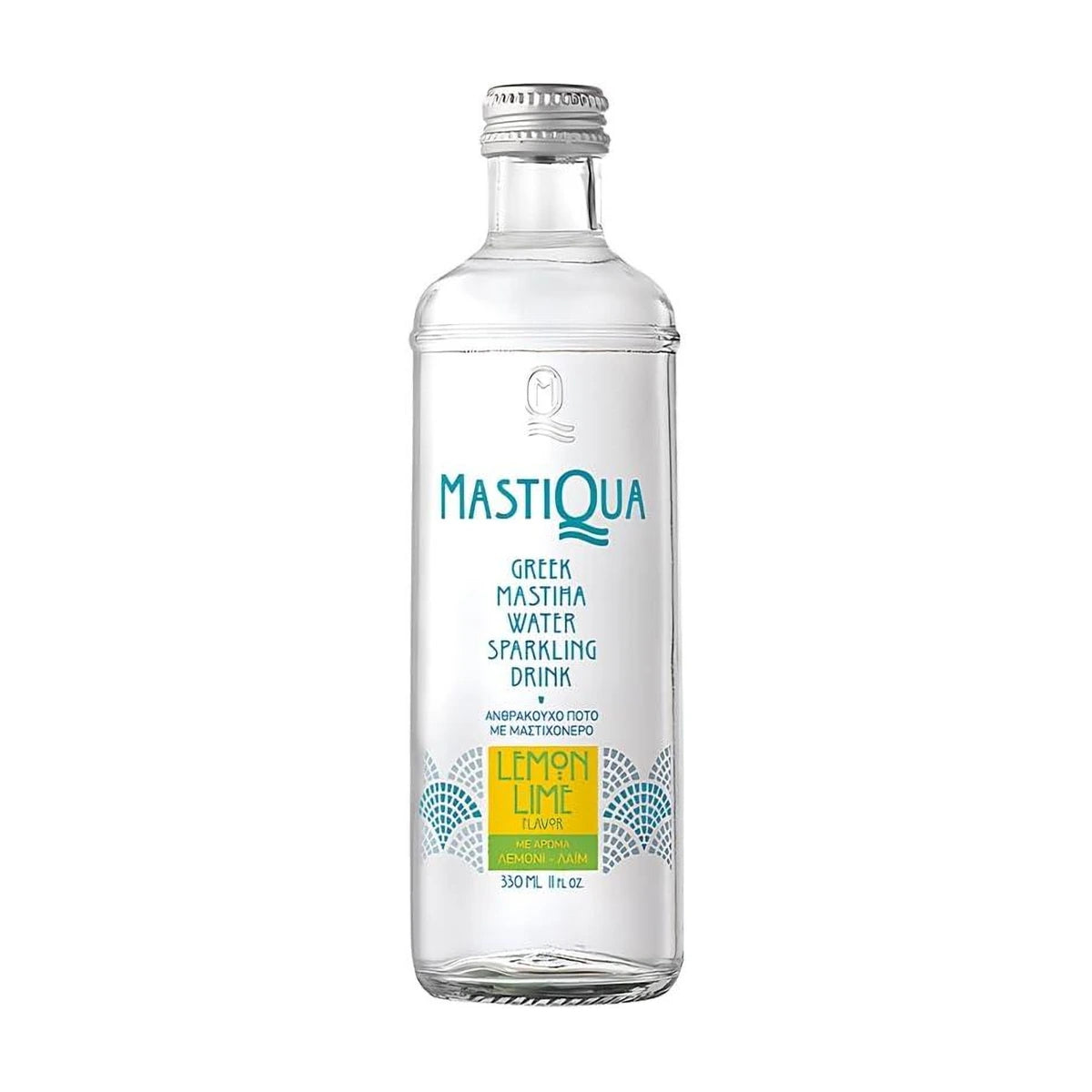 Mastiqua Greek Lemon Lime Sparkling Drink 330ml | Welaza