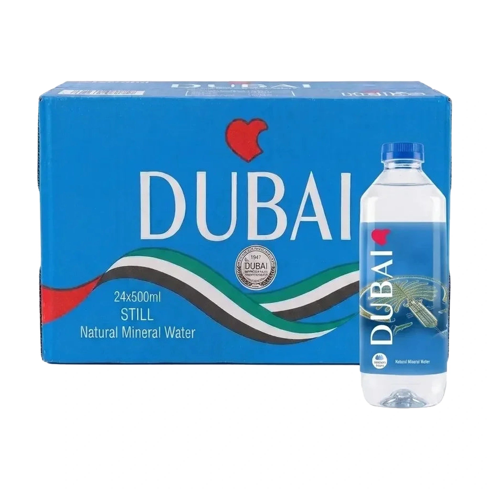 Love Hellas Premium Greek Natural Mineral Still Water - Pack of 24 PET bottle 500ml Palm Jumeirah