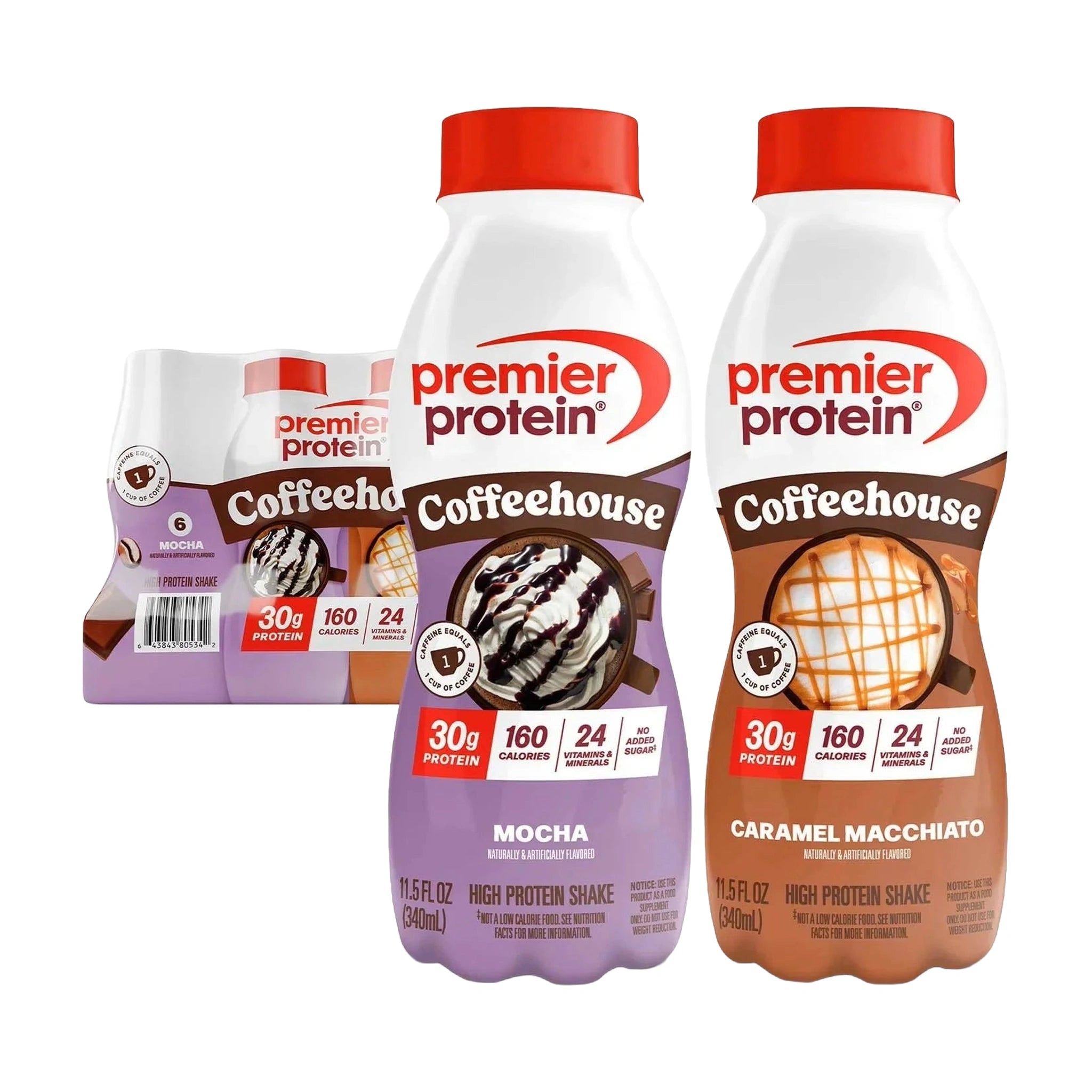 Premier Protein 30g Coffeehouse Variety Pack, 11.5 fl. oz., 12 Pack