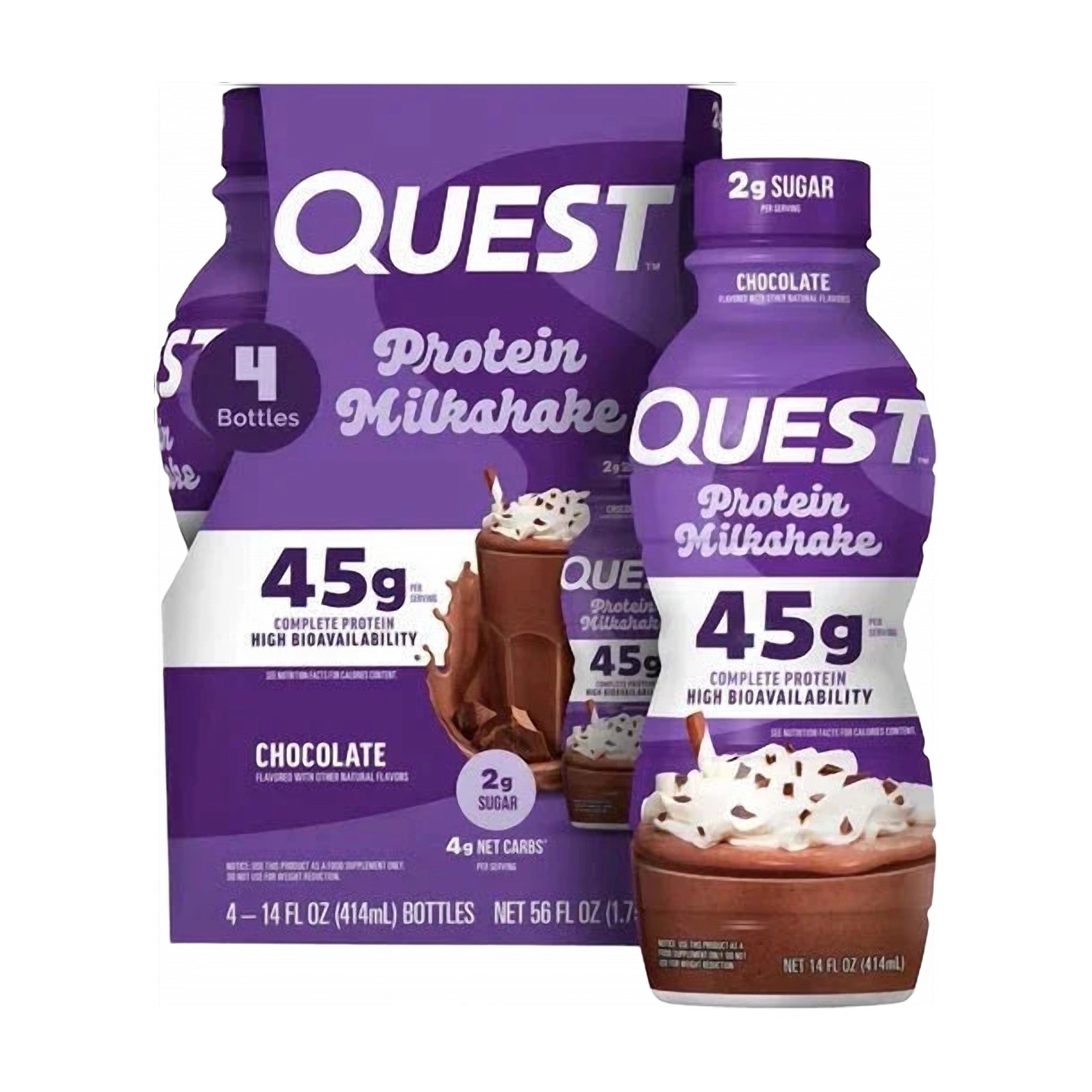 Quest Protein Chocolate Milkshake