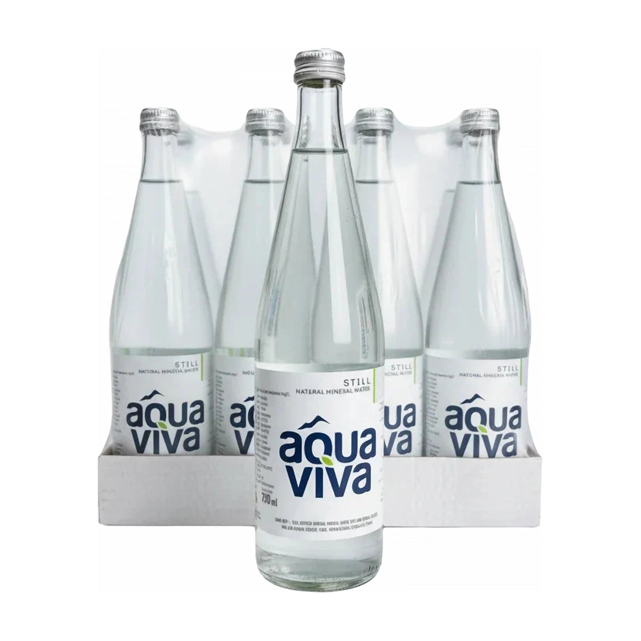 Aqua Viva Still Natural Mineral Water Glass bottle 750 ml x 12