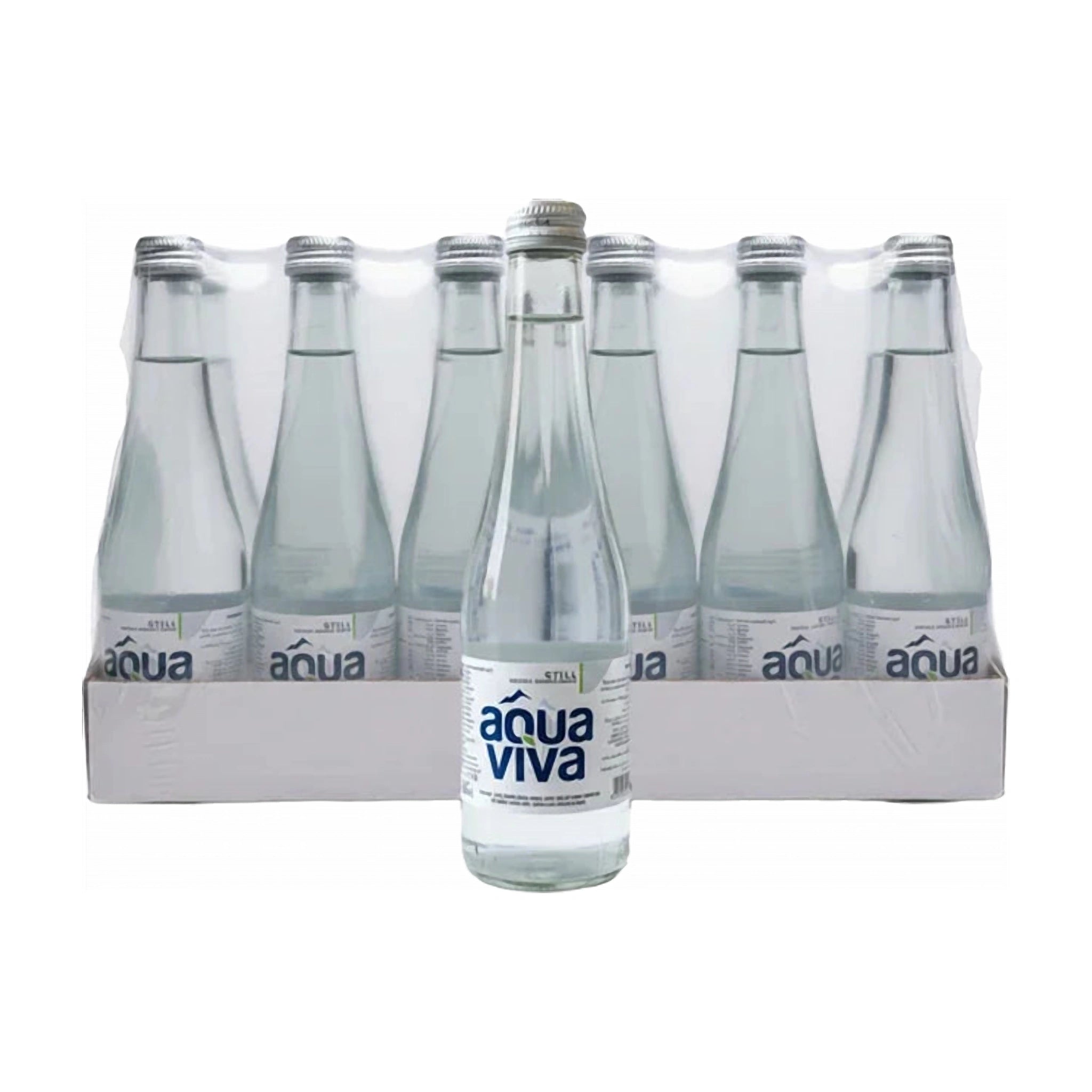 Aqua Viva Still Natural Mineral Water Glass bottle x 24