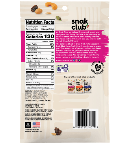 Snak Club Fancy trail mix 191g