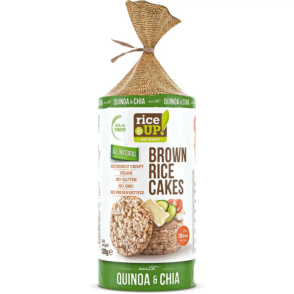 Rice Up  Whole Grain Rice Cakes Chia & Quinoa 120g