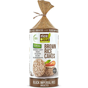 Rice Up  Whole Grain Rice Cakes Unsalted With Black Imperal Rice 120g
