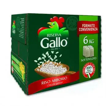 Riso Gallo Valigetta Arborio 6 x 1kg