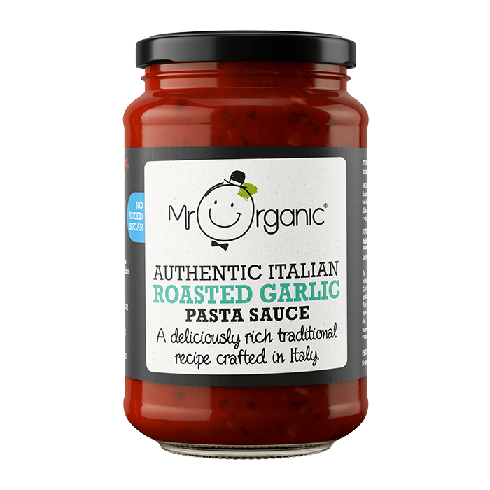 Mr Organic No Added Sugar Authentic Italian Roasted Garlic Pasta Sauce 350g