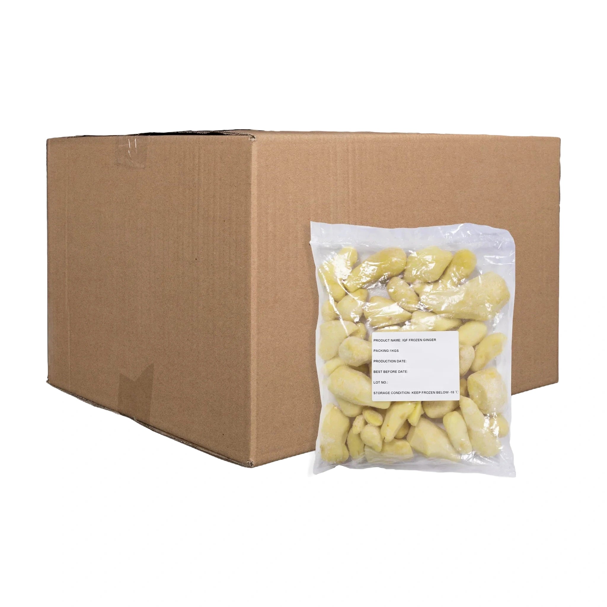 Frozen Peeled Ginger