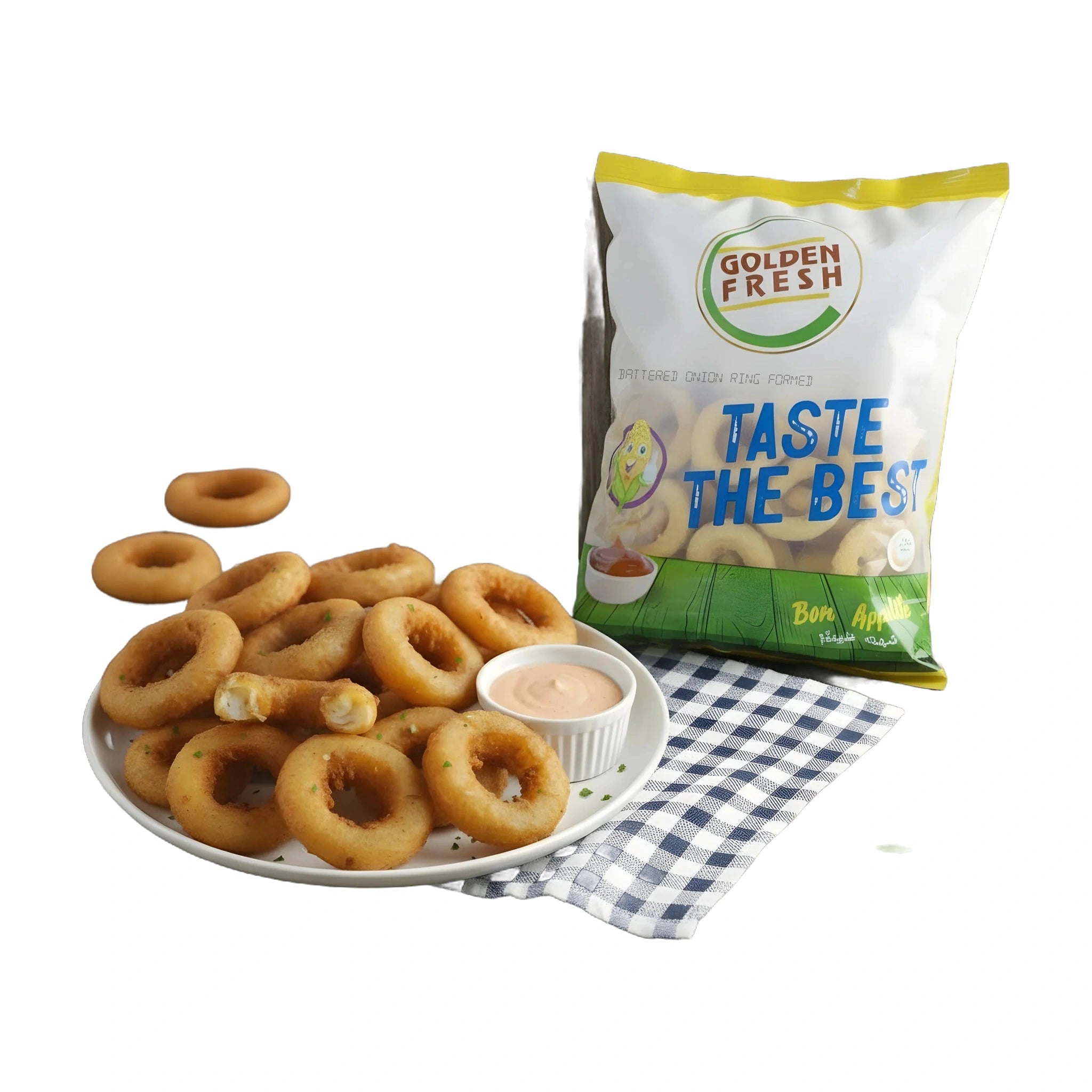 Battered Onion Rings Formed | Golden Fresh