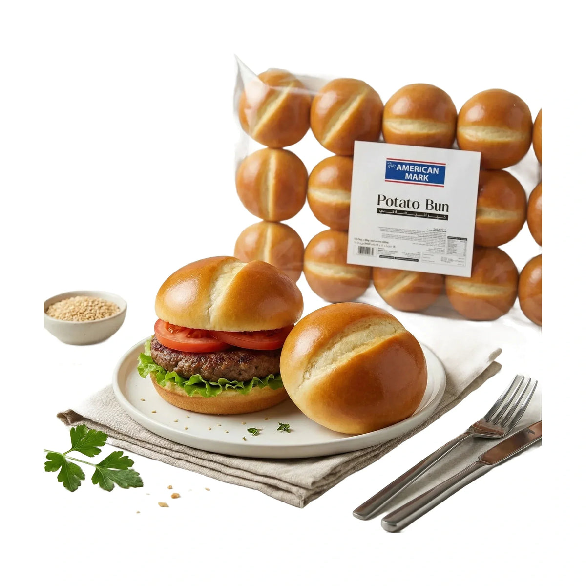 Potato Bun 4 inch – 15pcs (900g)