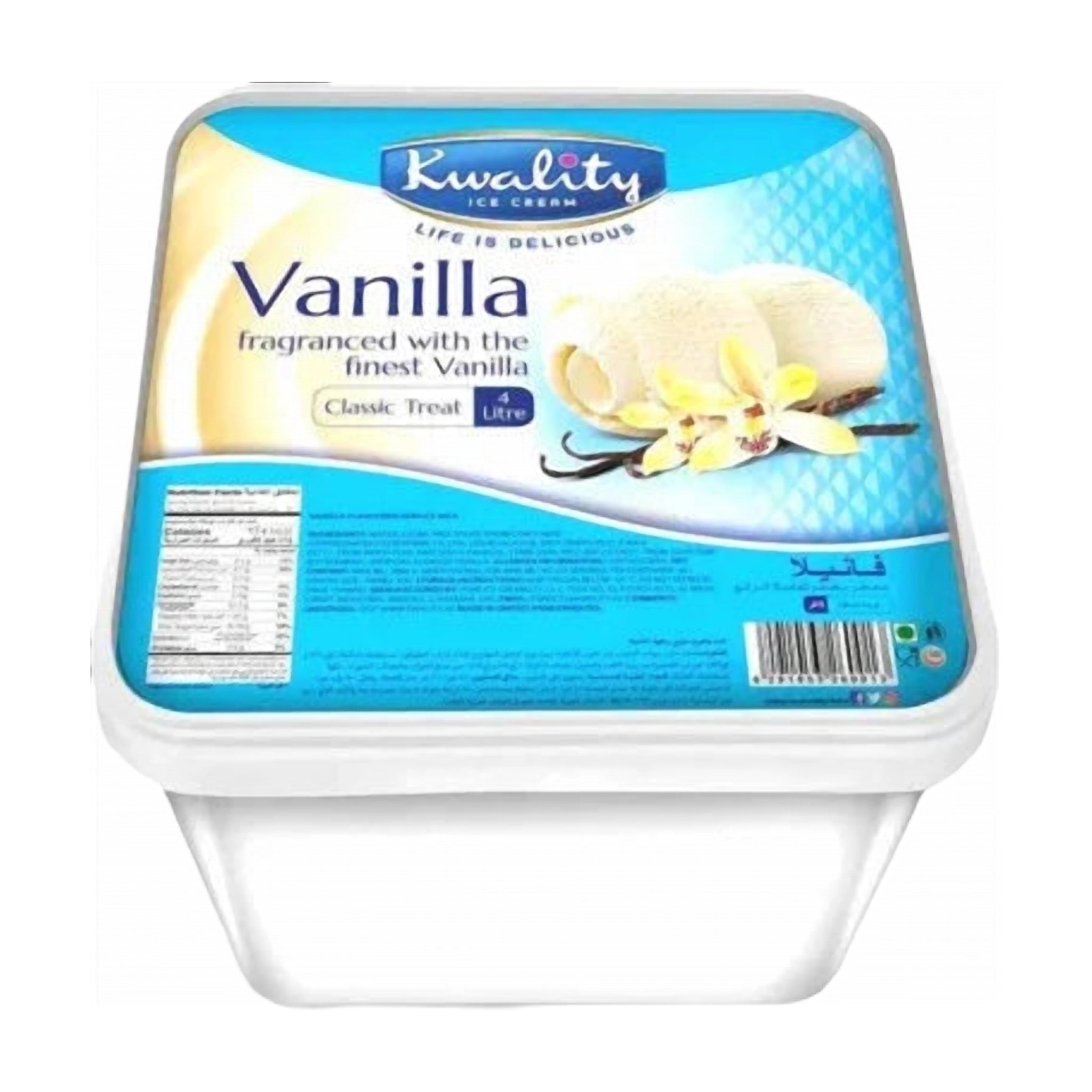 Vanilla Ice Cream 4L | Kwality