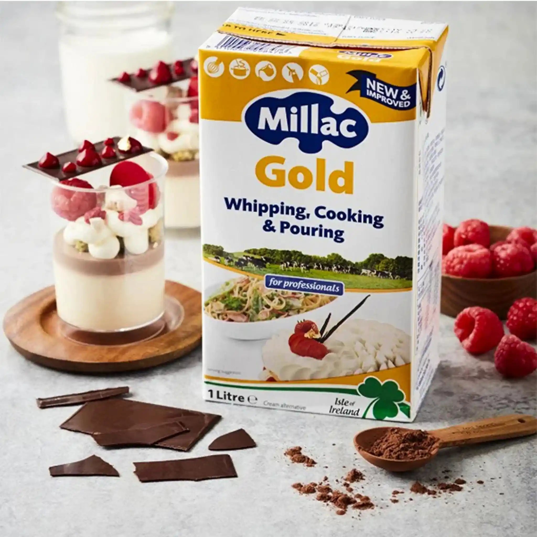 Millac Gold Whipping Cooking Cream (12 x 1 Liter)