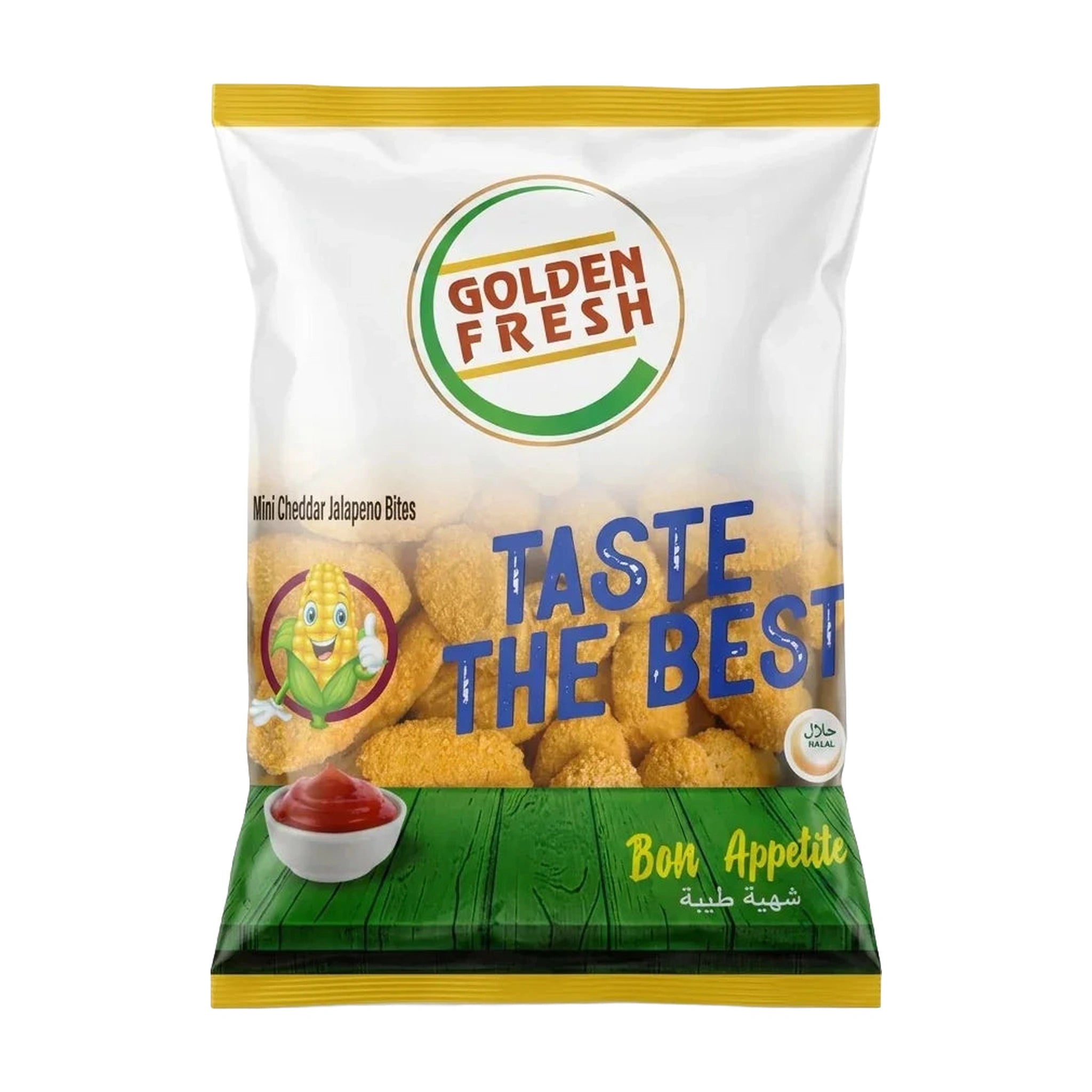 Mini Cheddar Jalapeno Bites 1kg | Golden Fresh