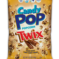 Candy Pop Popcorn Twix, Made With Twix Candy, Low Sodium, 150 Cal, Non GMO ,5.25OZ (149g)