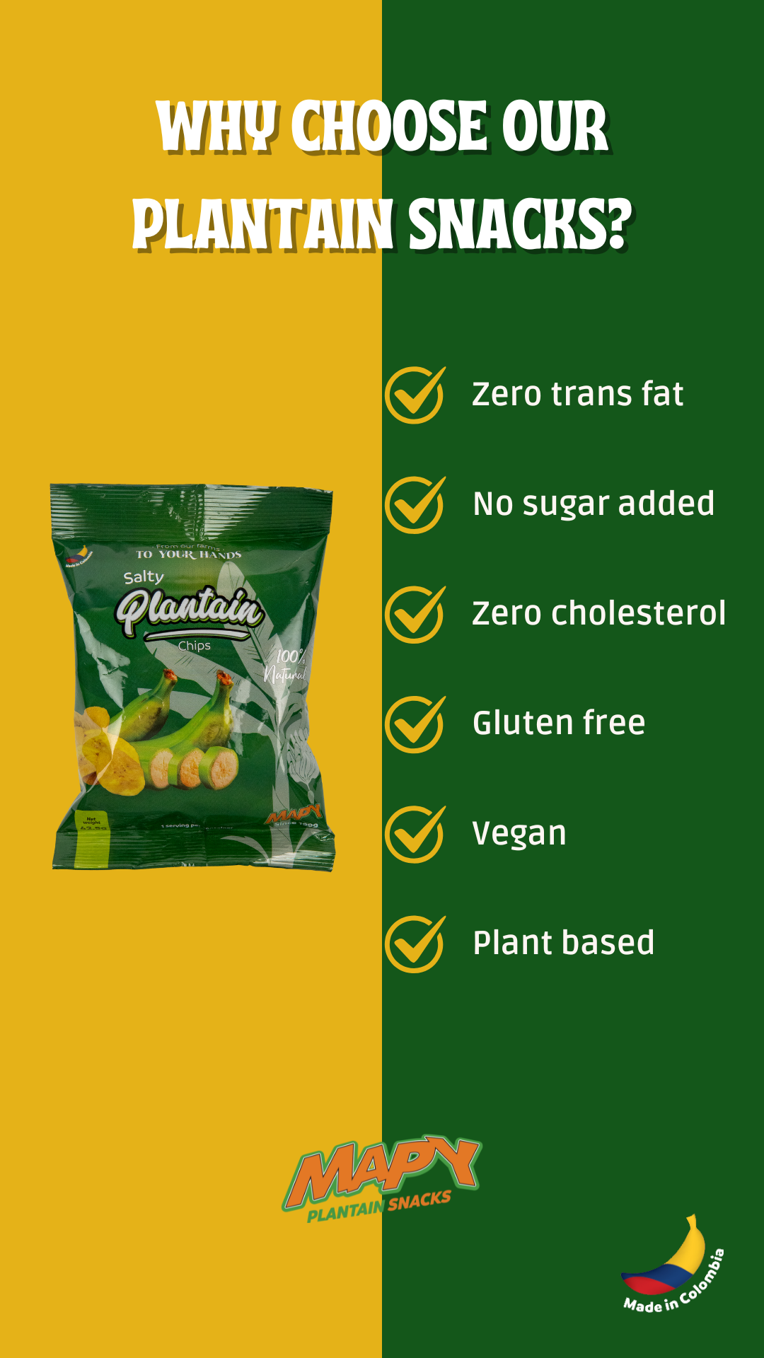 Mapy Salty Plantain Chips 42.5g