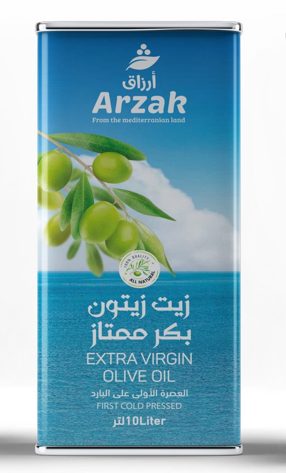 Arzak Organic Extra Virgin First Cold Pressed Olive Oil 10 Liters