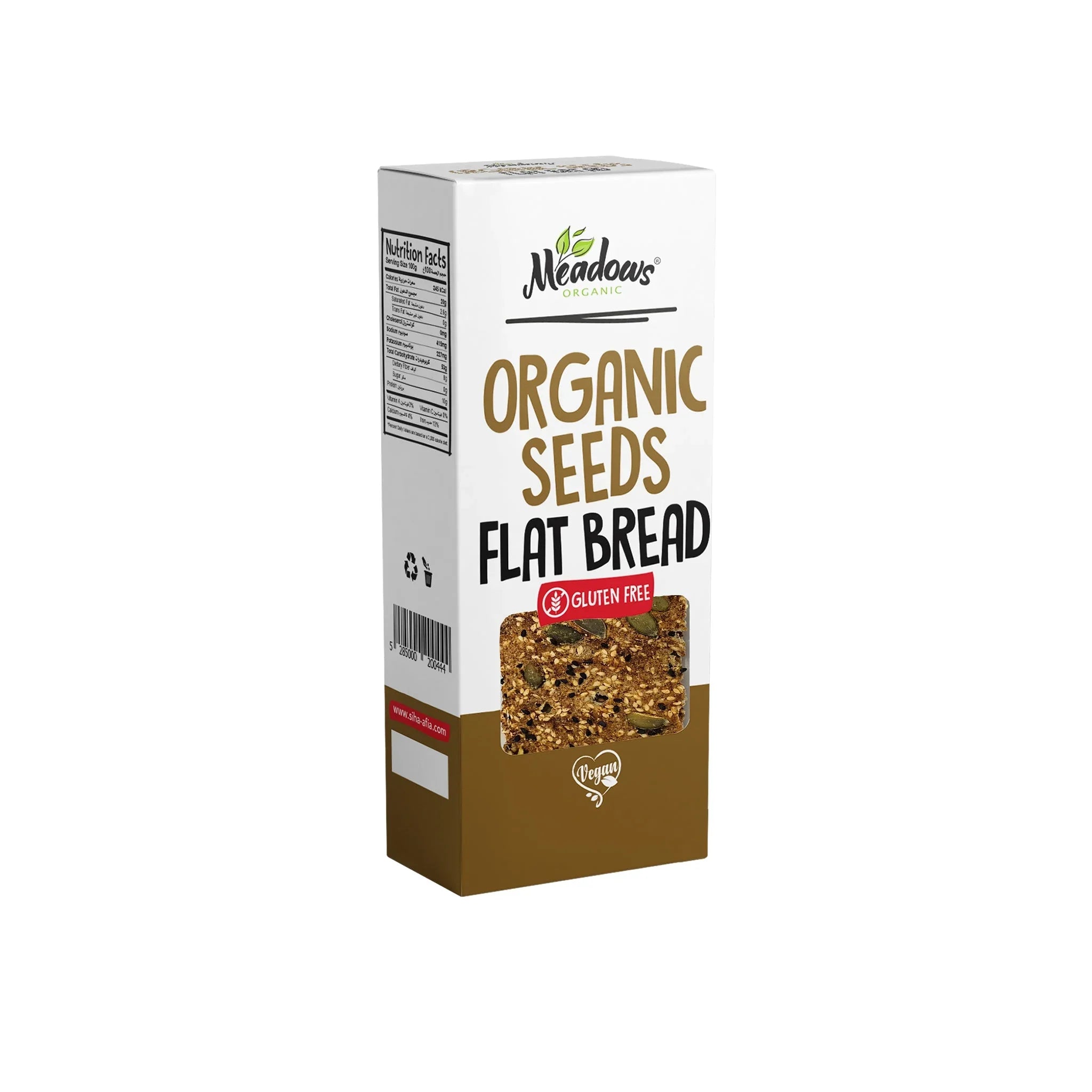 Meadows Organic Seeds Flat Bread 150g