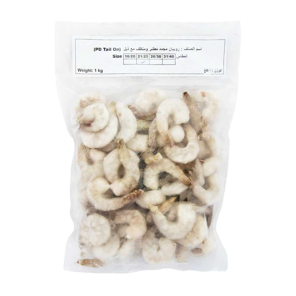 Shrimps PD Tailon 1kg (21/25)