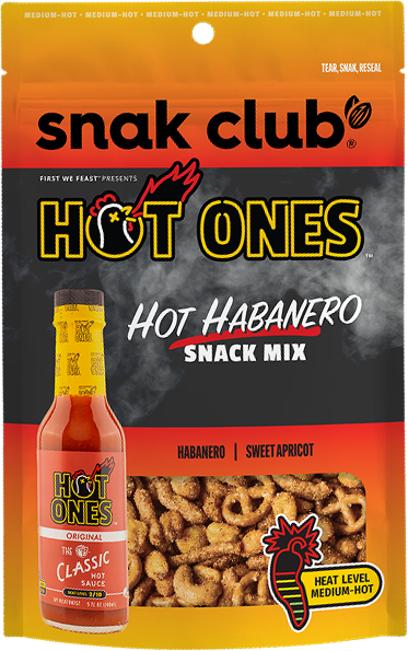 Snak ClubHot Ones™ Hot Habanero Snack Mix 128g