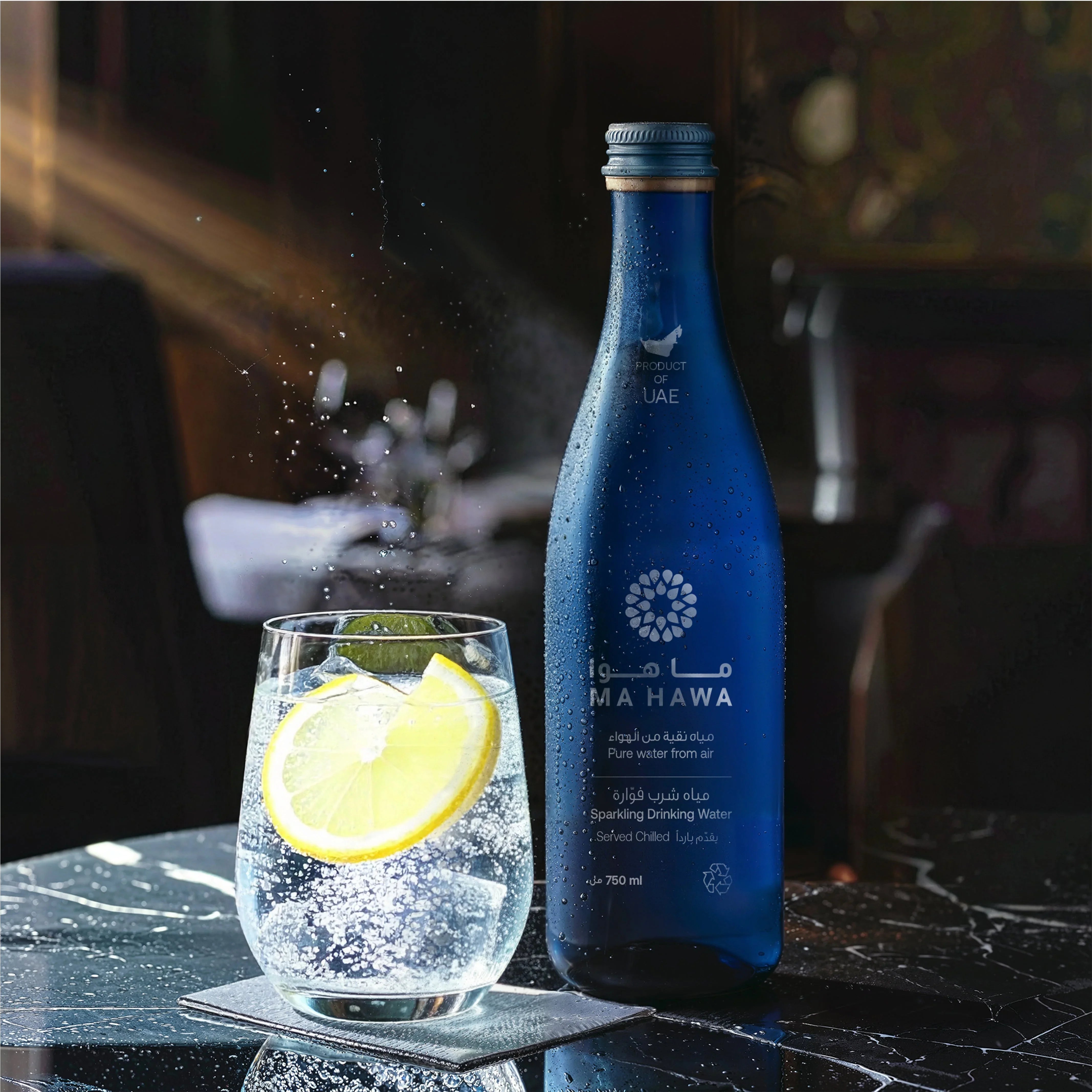 Ma Hawa Bottled Drinking Sparkling Water 750ml x 6