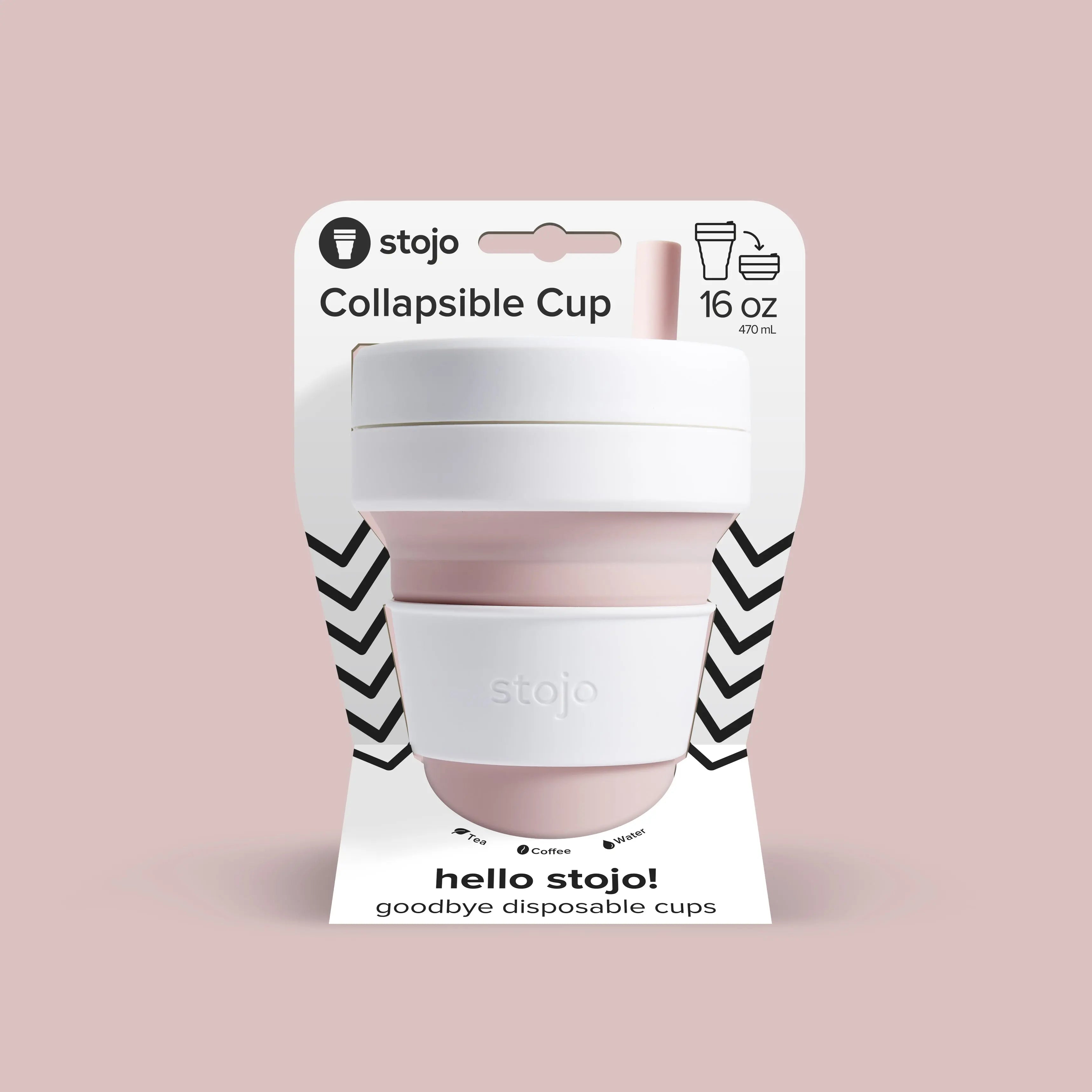 Stojo Biggie Cup Rose 470ml