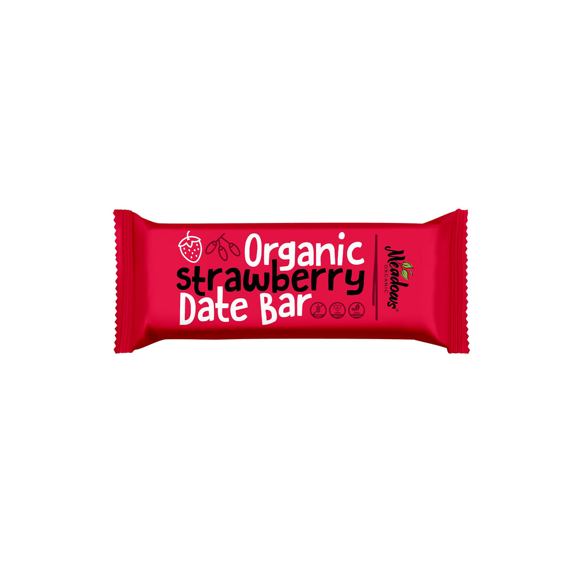Meadows Organic Strawberry Date Bar 40g