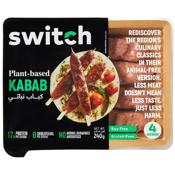 Switch plant-based kabab package