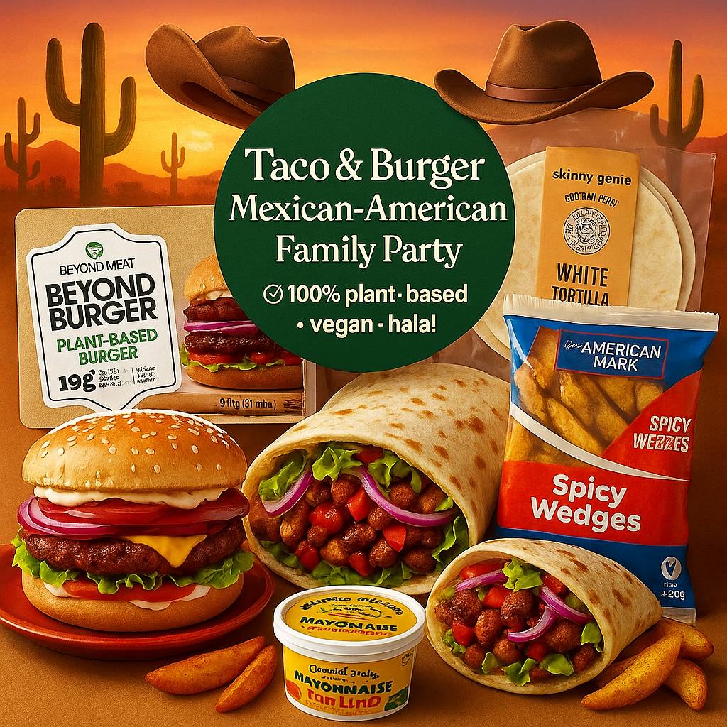 Taco & Burger Mexican-American Family Party