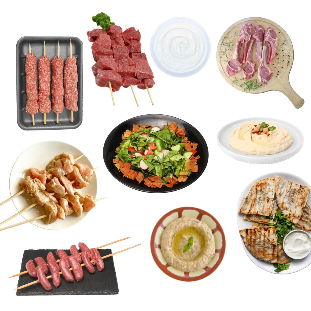 BBQ Grill Box – Lamb, Chicken & Arais | 6 Servings