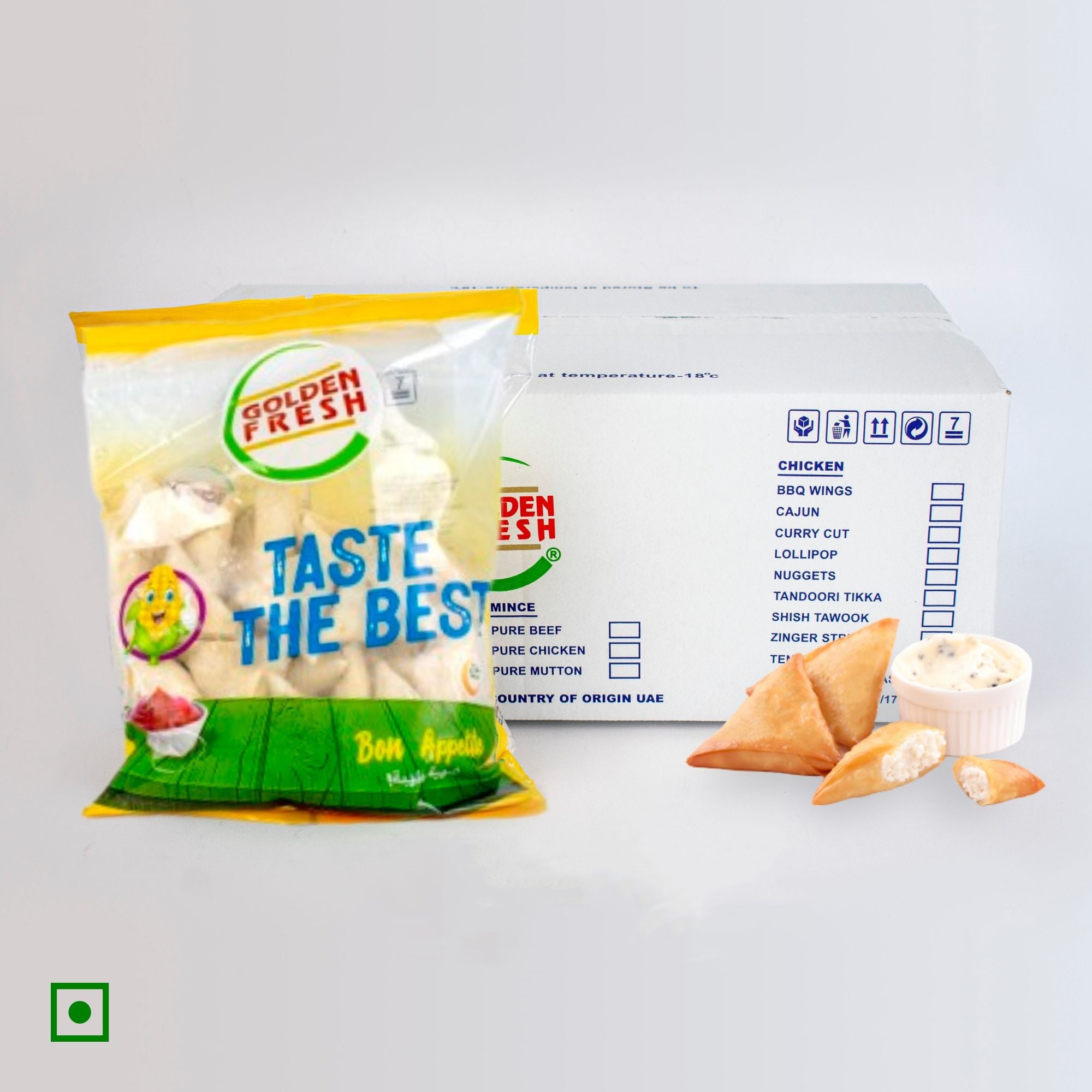 Vegetable Samosa 24×240 gm (280 pcs approx)