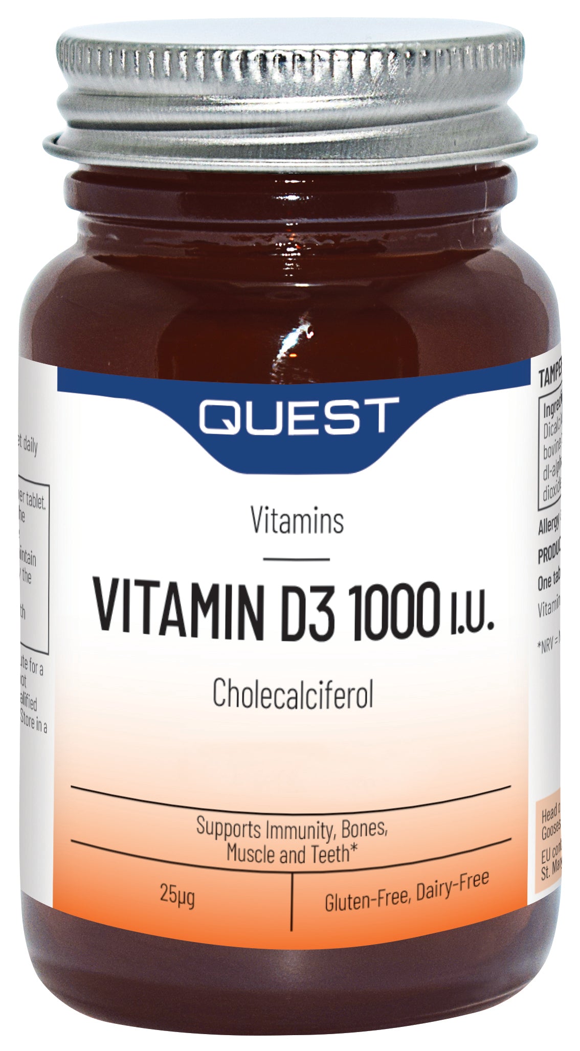 Vitamin D3 1000i.u. 90’s supplement