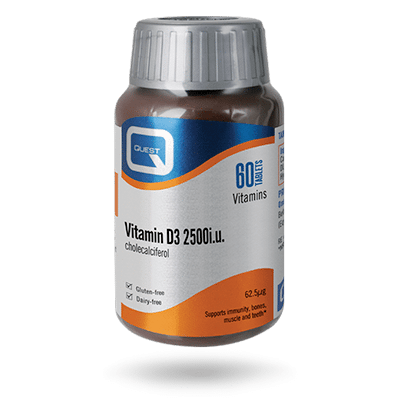 Vitamin D3 2500i.u. 60+30 supplement