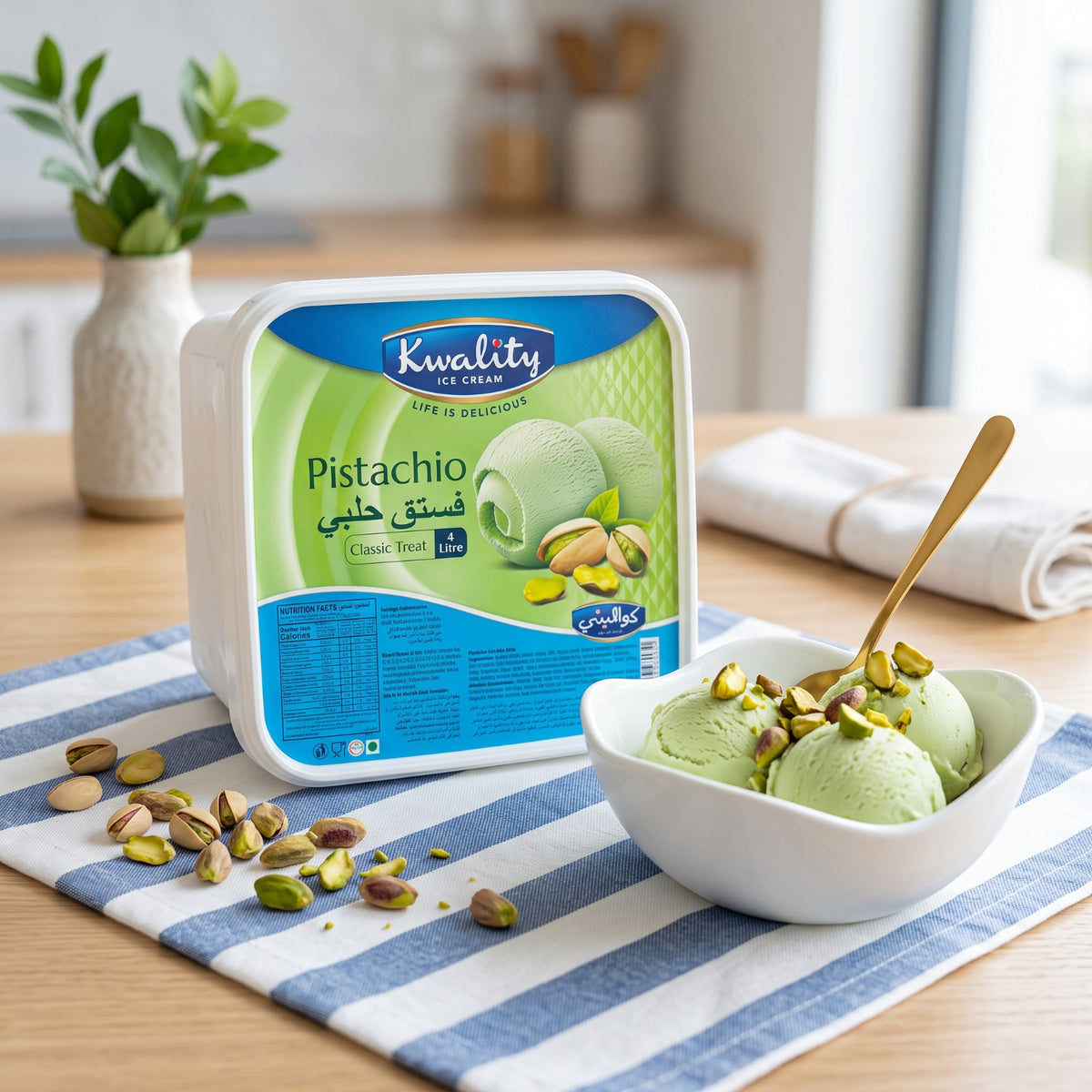 Pistachio Ice Cream 4L
