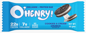 O'Henry Collagen Protein Bar Cookies & Cream Crunch 60g