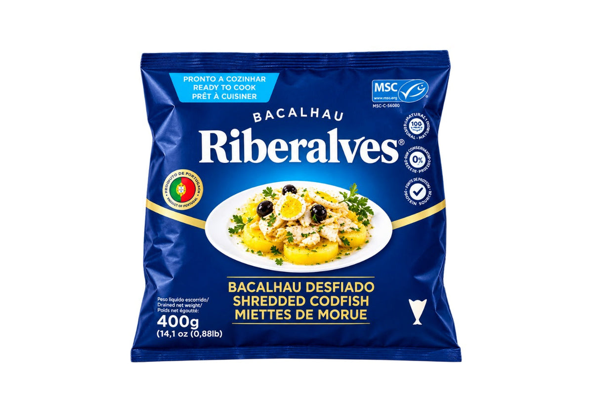 Frozen Shredded Codfish - Riberalves- 400g