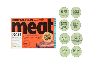 Juicy Marbles Signature Plant-Based Vegan (6 Assortment) Whole Cut Filet, Thick Cut Loin, Baby Ribs, Lamb Ish, Kinda Cod & Ki