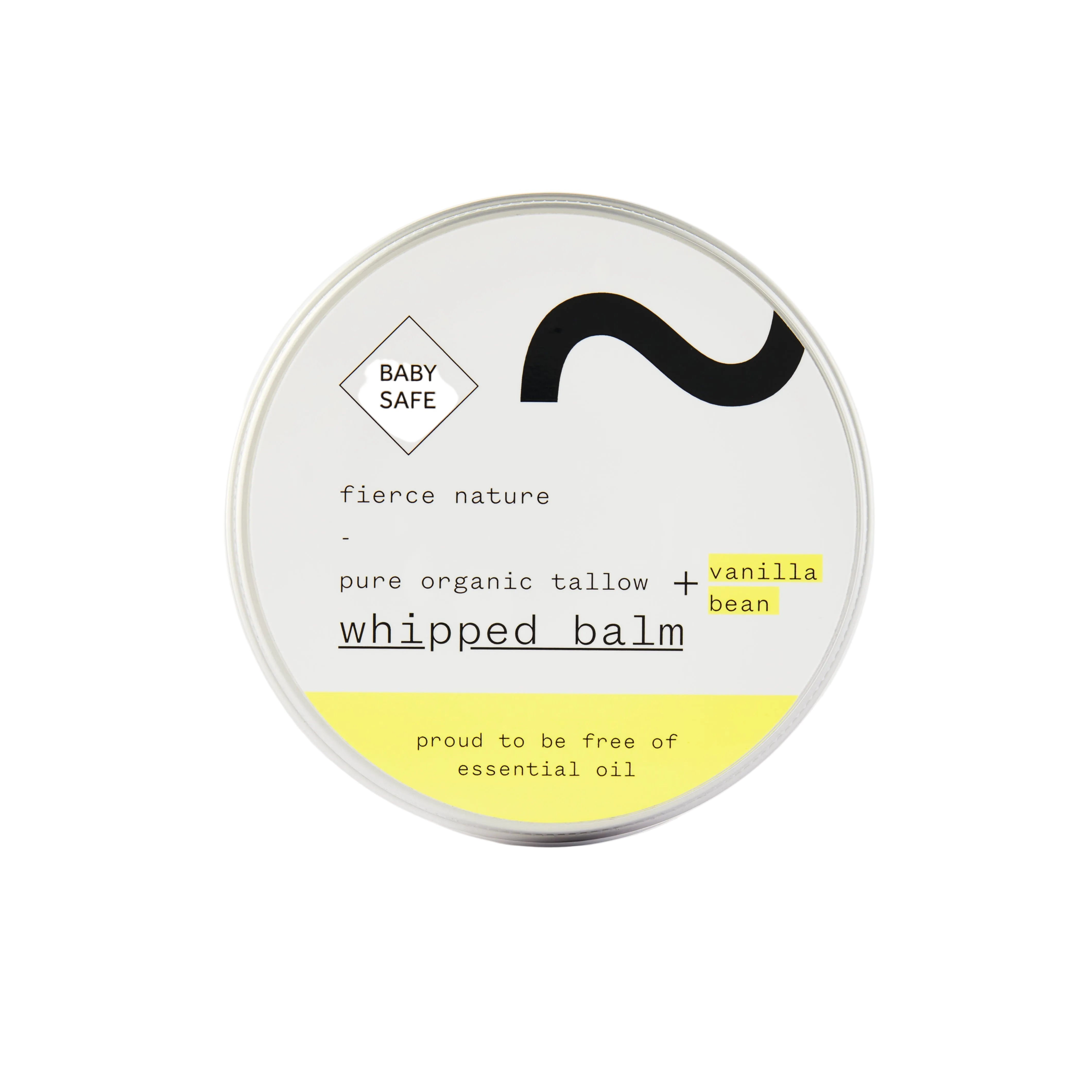 Fierce Nature  Pure Organic Tallow Whipped Balm + Vanilla Bean 100g