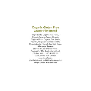 Meadows Organic Zaatar Flat Bread 140g