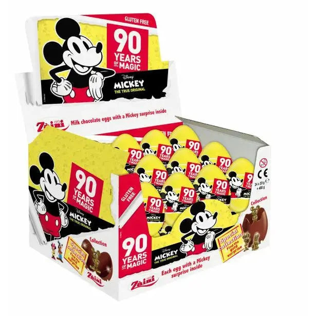 Zaini Mickey Classic (24 Chocolate Eggs)